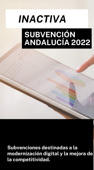 Subvención Digital Junta de Andalucía 2022